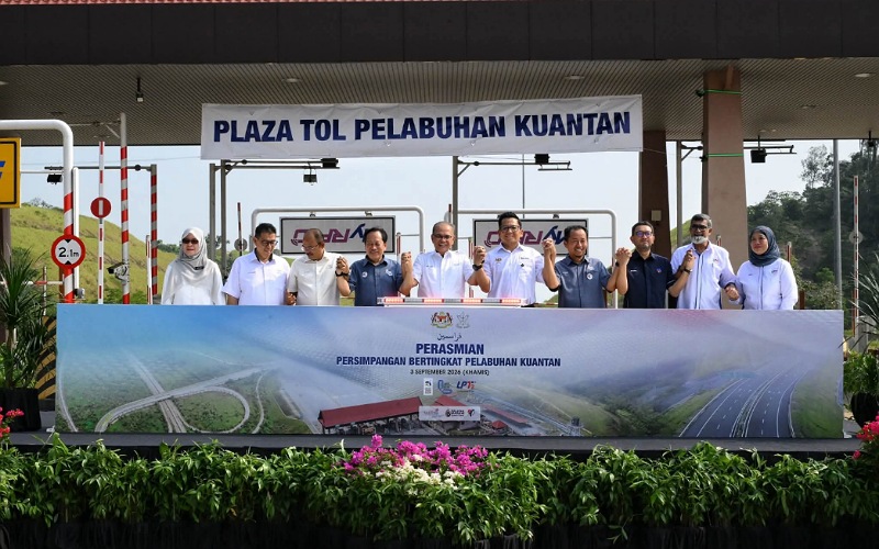 Pembukaan Persimpangan Bertingkat Pelabuhan Kuantan rancak aktiviti ekonomi setempat