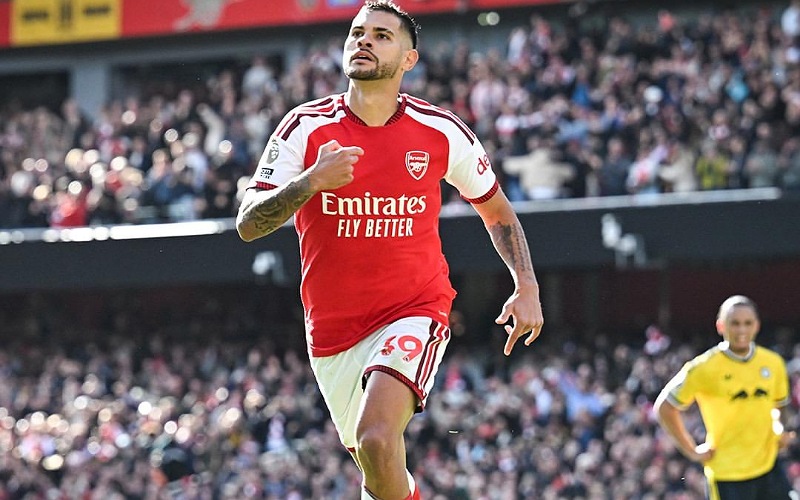 Guimaraes penyelamat Arsenal tewaskan Leeds 2-1