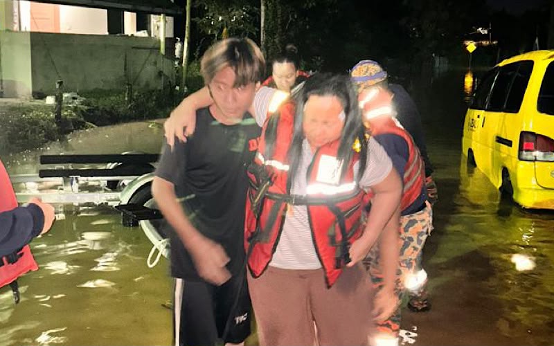 Tiga kawasan Penampang dilanda banjir, 30 penduduk dipindahkan