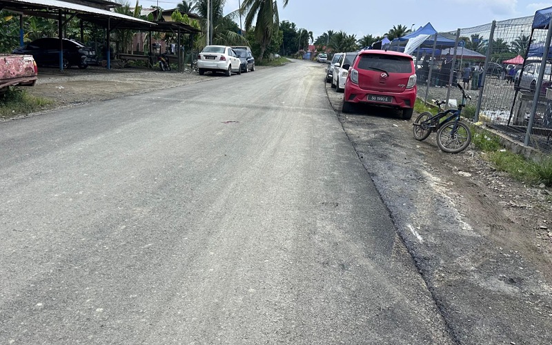 Jalan Kampung Jaya Baru-Pasar Tamu Mingguan Kunak siap diturap