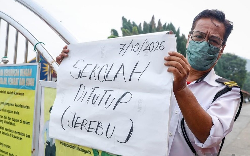 Jerebu: Semua sekolah di Johor ditutup dua hari mulai Khamis