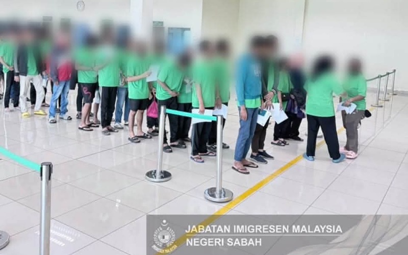 Imigresen Sabah pindah 140 PATI Indonesia ke negara asal