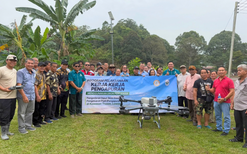 Dron bantu pesawah Lawas pulihkan kualiti tanah, tingkat hasil padi