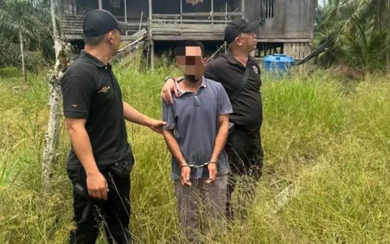 Lelaki warga asing ditahan miliki senapang angin buatan sendiri