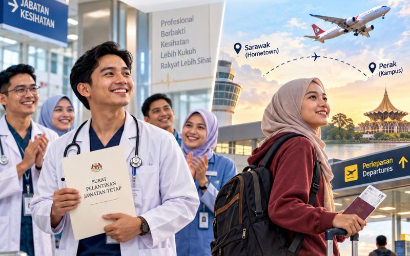 Doktor kontrak ke jawatan tetap suntik semangat petugas kesihatan, FLYSiswa