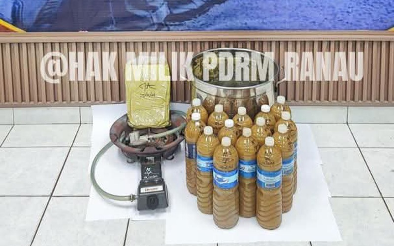 14 botol air ketum dirampas, seorang lelaki ditahan