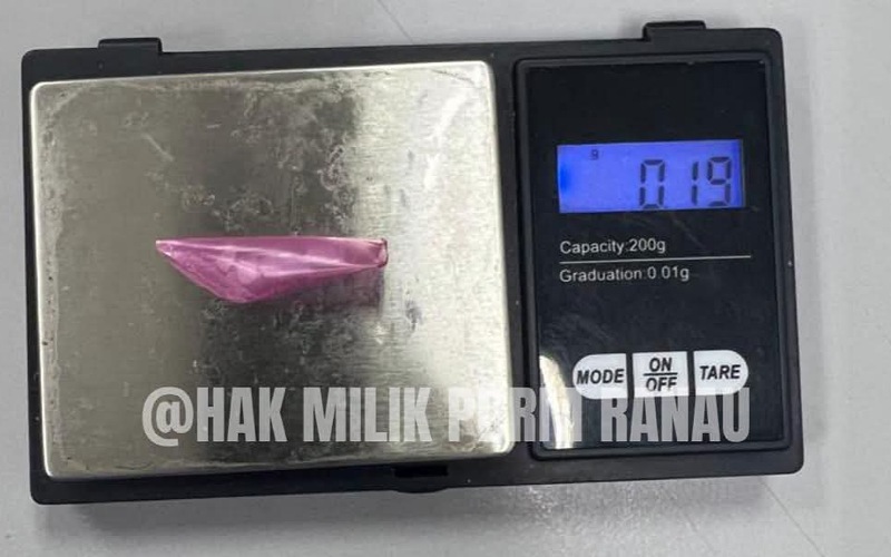 Lelaki 40 tahun ada 10 rekod dadah ditahan, syabu dirampas