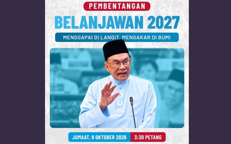 PM bentang Belanjawan 2027 petang ini, teruskan tekad tingkat taraf hidup rakyat