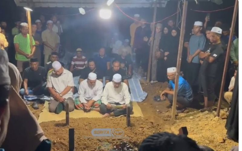 Jenazah Irene Sofiya selamat dikebumikan, lebih 100 hadir beri penghormatan terakhir